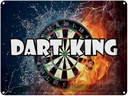 Blechschild 30x40 cm Darts Dart King