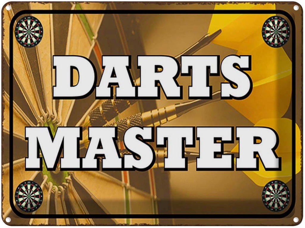 [LA-1791956] Blechschild 30x40 cm Darts Master