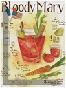 Blechschild 40x30 cm Rezept Bloody Mary Vodka limao tomate