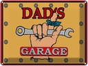 Blechschild 30x40 cm dad´s Garage Papa Werkstatt