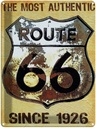 Blechschild 40x30 cm Retro Wappen Route 66 since 1926 USA