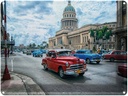 Blechschild 30x40 cm Auto Oldtimer Cuba Havana