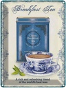 Blechschild 40x30 cm Tee Classic Breakfast Tea best teas