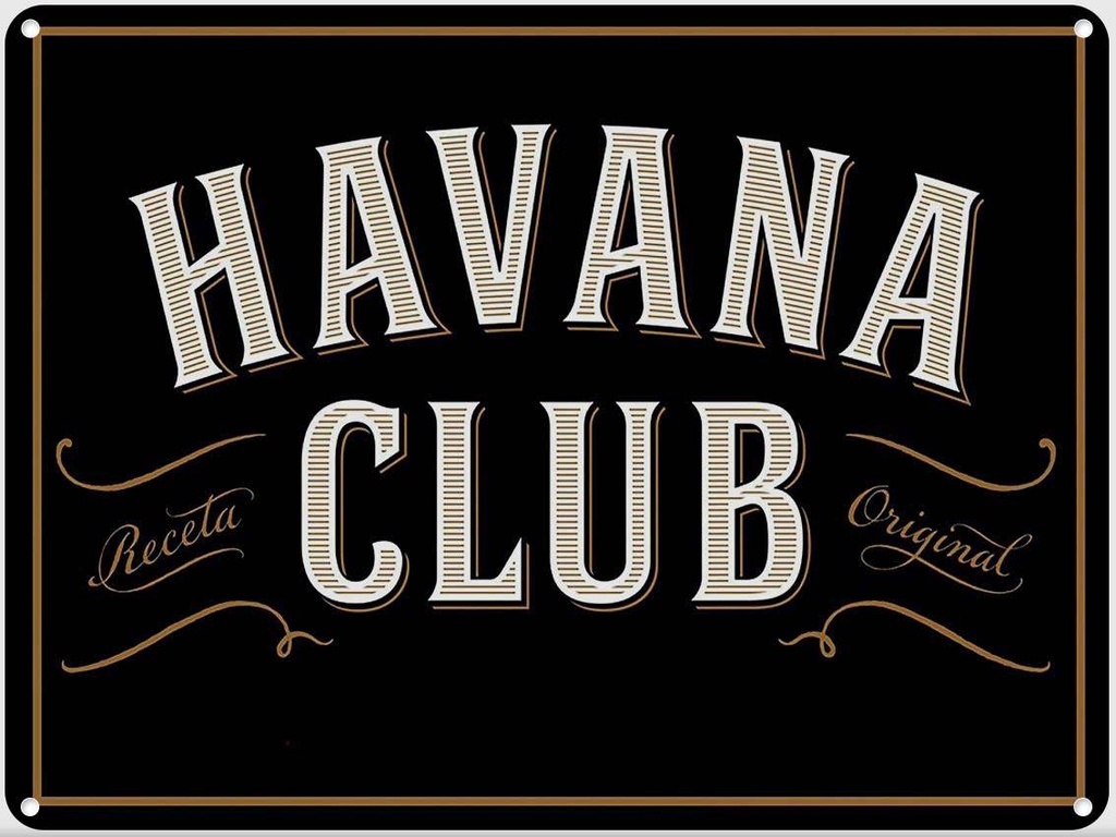 [LA-1792220] Blechschild 30x40 cm Havana Club