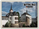 Blechschild 30x40 cm Bitburg Rathaus an der Römermauer Bildmotiv Reisemotiv Abenteuer Reisen