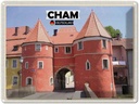 Blechschild 30x40 cm Cham Biertor Bildmotiv Reisemotiv Abenteuer Reisen