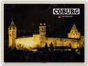 Blechschild 30x40 cm Coburg Die Veste Schloss Bildmotiv Reisemotiv Abenteuer Reisen