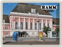 Blechschild 30x40 cm Hamm Bahnhof Skulpturen Bildmotiv Reisemotiv Abenteuer Reisen