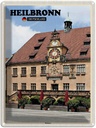 Blechschild 40x30 cm Heilbronn Rathaus Altstadt Bildmotiv Reisemotiv Abenteuer Reisen