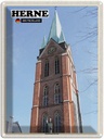 Blechschild 40x30 cm Herne Bonifatius-Kirche Bildmotiv Reisemotiv Abenteuer Reisen