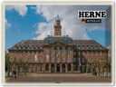 Blechschild 30x40 cm Herne Rathaus Bildmotiv Reisemotiv Abenteuer Reisen
