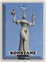 Blechschild 40x30 cm Konstanz Imperia Skulptur Bildmotiv Reisemotiv Abenteuer Reisen
