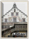 Blechschild 40x30 cm Lindau Rathaus Bildmotiv Reisemotiv Abenteuer Reisen