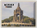 Blechschild 30x40 cm Minden Kaiser-Wilhelm-Denkmal Bildmotiv Reisemotiv Abenteuer Reisen