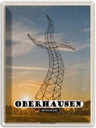 Blechschild 40x30 cm Oberhausen Tanzender Strommast Bildmotiv Reisemotiv Abenteuer Reisen