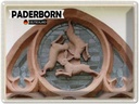 Blechschild 30x40 cm Paderborn Drei Hasen-Fenster Bildmotiv Reisemotiv Abenteuer Reisen