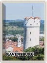Blechschild 40x30 cm Ravensburg Mehlsack Bildmotiv Reisemotiv Abenteuer Reisen