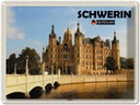 Blechschild 30x40 cm Schwerin Schloss Bildmotiv Reisemotiv Abenteuer Reisen