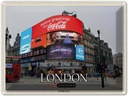 Blechschild 30x40 cm London Piccadilly Circus UK England Bildmotiv Reisemotiv Abenteuer Reisen