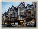 Blechschild 30x40 cm Soho London United Kingdom Bildmotiv Reisemotiv Abenteuer Reisen