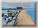 Blechschild 30x40 cm Torcross Beach England UK Bildmotiv Reisemotiv Abenteuer Reisen