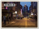 Blechschild 30x40 cm Zürich Schweiz Langstrasse Bildmotiv Reisemotiv Abenteuer Reisen