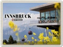 Blechschild 30x40 cm Innsbruck Österreich Paternkofel Bildmotiv Reisemotiv Abenteuer Reisen