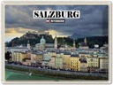 Blechschild 30x40 cm Salzburg Österreich Altstadt Bildmotiv Reisemotiv Abenteuer Reisen