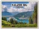 Blechschild 30x40 cm Österreich Salzburger Land Natur Bildmotiv Reisemotiv Abenteuer Reisen