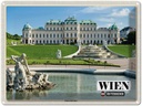Blechschild 30x40 cm Wien Österreich Schloss Belvedere Bildmotiv Reisemotiv Abenteuer Reisen