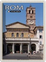 Blechschild 40x30 cm Rom Basilika Santa Maria Trastevere Bildmotiv Reisemotiv Abenteuer Reisen