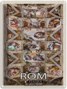 Blechschild 40x30 cm Rom Sixtinische Kapelle Deckengemälde Bildmotiv Reisemotiv Abenteuer Reisen