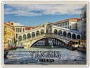 Blechschild 30x40 cm Venedig Italien Rialto Brücke Bildmotiv Reisemotiv Abenteuer Reisen
