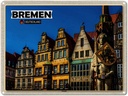 Blechschild 30x40 cm Bremen Deutschland Altstadt Bildmotiv Reisemotiv Abenteuer Reisen