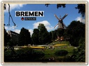 Blechschild 30x40 cm Bremen Deutschland Überseestadt Bildmotiv Reisemotiv Abenteuer Reisen