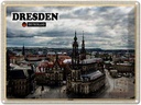 Blechschild 30x40 cm Dresden Deutschland Altstadt Bildmotiv Reisemotiv Abenteuer Reisen