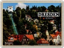 Blechschild 30x40 cm Dresden Deutschland Loschwitz Bildmotiv Reisemotiv Abenteuer Reisen