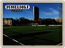 Blechschild 30x40 cm Düsseldorf Düsseltal Fußballplatz Bildmotiv Reisemotiv Abenteuer Reisen