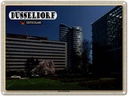 Blechschild 30x40 cm Düsseldorf Karl-Arnold-Platz Bildmotiv Reisemotiv Abenteuer Reisen
