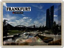 Blechschild 30x40 cm Frankfurt Hafenpark Skatepark Bildmotiv Reisemotiv Abenteuer Reisen