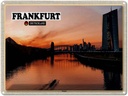 Blechschild 30x40 cm Frankfurt Ostend Rhein Neubau Bildmotiv Reisemotiv Abenteuer Reisen