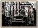 Blechschild 30x40 cm Hamburg St. Georg Altstadt Bildmotiv Reisemotiv Abenteuer Reisen