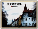 Blechschild 30x40 cm Hannover Kleefeld Bildmotiv Reisemotiv Abenteuer Reisen