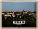 Blechschild 30x40 cm Leipzig Blick Musikerviertel Bildmotiv Reisemotiv Abenteuer Reisen