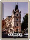 Blechschild 40x30 cm Leipzig Südvorstadt Gebäude Bildmotiv Reisemotiv Abenteuer Reisen