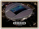 Blechschild 30x40 cm Leipzig Blick Zentralstadion Bildmotiv Reisemotiv Abenteuer Reisen