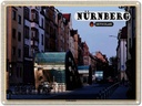 Blechschild 30x40 cm Nürnberg Kaulbachplatz Bildmotiv Reisemotiv Abenteuer Reisen