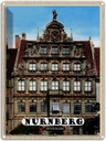 Blechschild 40x30 cm Nürnberg Pellerhaus Bildmotiv Reisemotiv Abenteuer Reisen