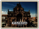 Blechschild 30x40 cm Nürnberg Staatstheater Gebäude Bildmotiv Reisemotiv Abenteuer Reisen