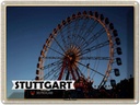 Blechschild 30x40 cm Stuttgart Cannstatter Wasen Bildmotiv Reisemotiv Abenteuer Reisen